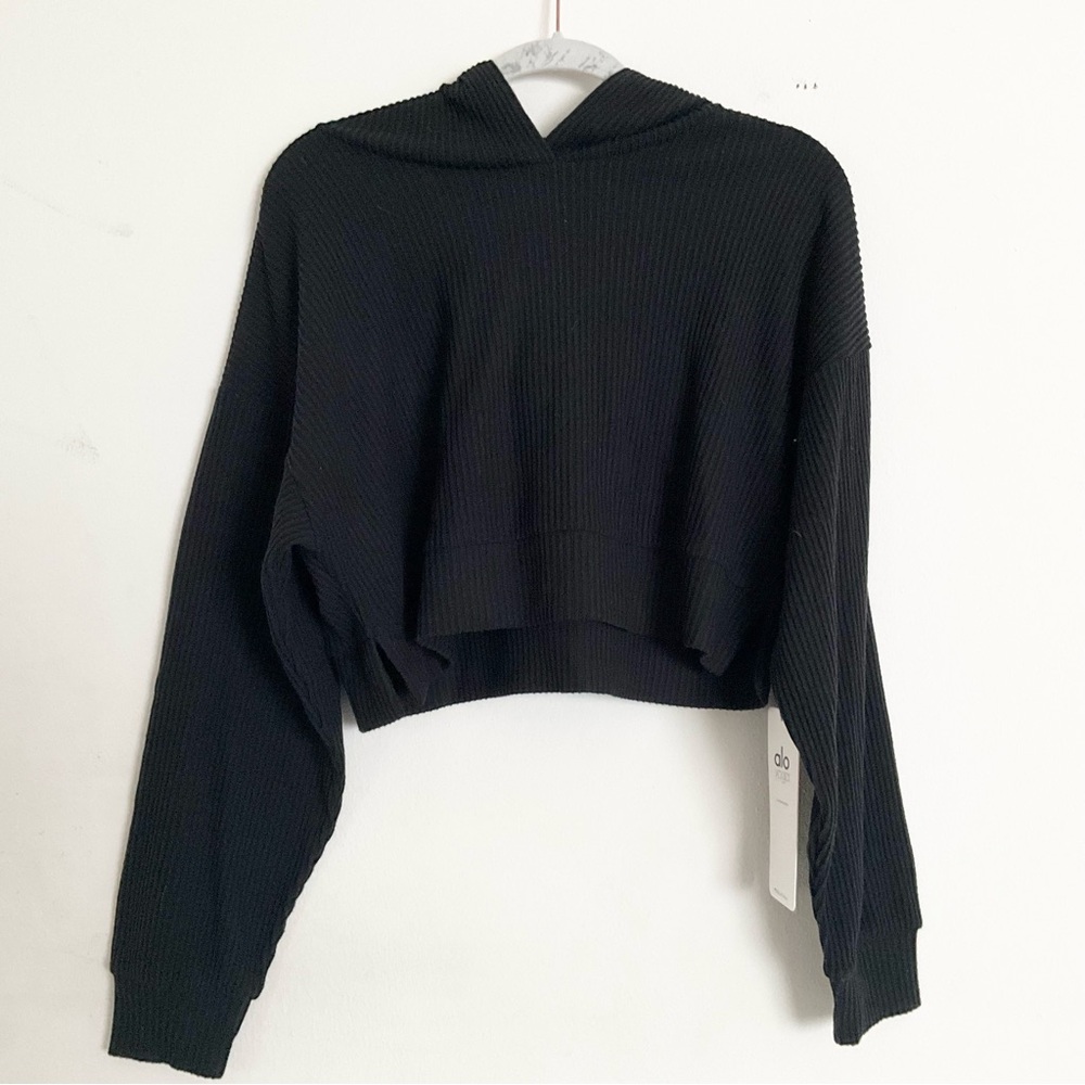 Alo Yoga Muse Hoodie Black XS - Picture 8 of 13